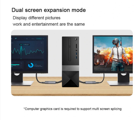 Cáp chuyển Displayport to HDMI hỗ trợ 8k@60Hz Ugreen 40948 Cáp chuyển Displayport to HDMI hỗ trợ 8k@60Hz Ugreen 40948