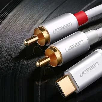 Cáp chuyển USB Type C to RCA dài 2M Ugreen 30736