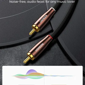 Cáp chuyển Lighting sang RCA dài 2m Ugreen 40904