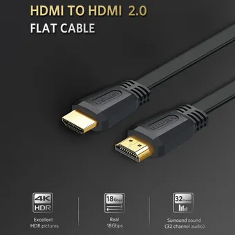 Cáp HDMI dài 2m dẹt hỗ trợ 4K Ugreen 70159