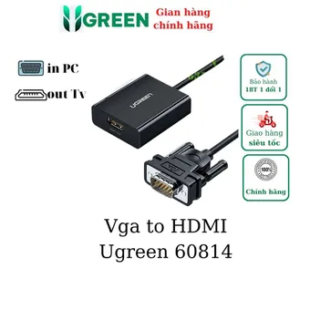 Cáp chuyển VGA sang HDMI Ugreen 60814