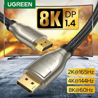 Cáp Displayport 1.4 dài 5m hỗ trợ 8K60Hz Ugreen 80724