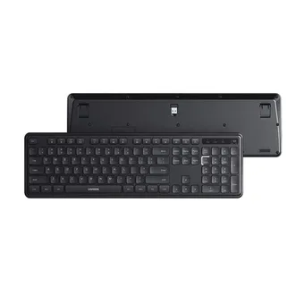Bàn phím không dây 2.4Ghz dùng cho máy tính + laptop màu đen Ugreen 85050 K331