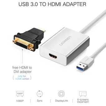 Cáp chuyển USB 3.0 sang HDMI Ugreen 40229
