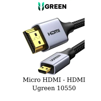 Cáp chuyển Micro HDMI sang HDMI dài 1m hỗ trợ 4K Ugreen 10550