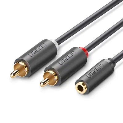 Cáp âm thanh 3.5mm sang 2RCA (male)  Ugreen 10561