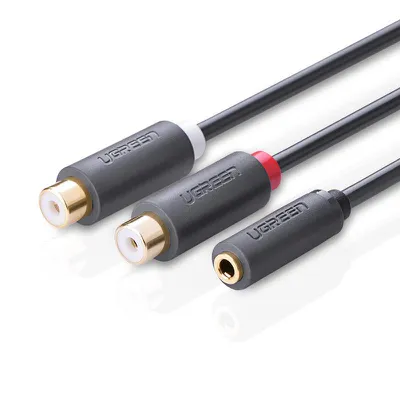 Cáp âm thanh 3.5mm (female) sang 2 RCA (female) Ugreen 10562