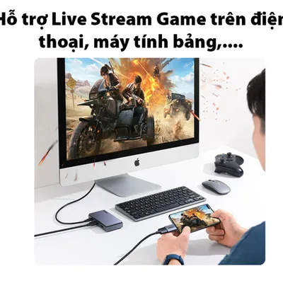 Thiết bị ghi hình Livestream Capture HDMI 4K@60Hz Ugreen 10937