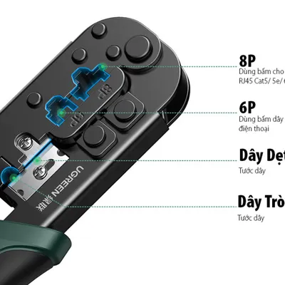 Kìm bấm mạng RJ45/RJ11 Ugreen 10952