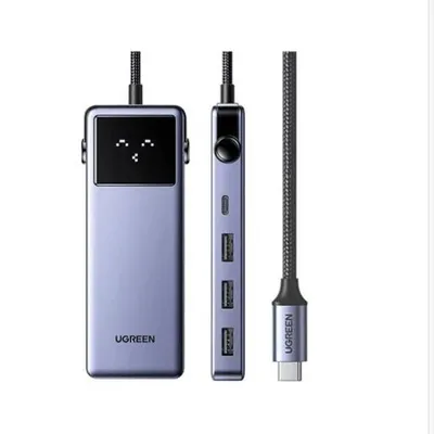 Bộ chuyển đổi USB-C sang 2xUSB-A 3.0+USB-A 2.0+USB-C 3.0+HDMI+LAN hỗ trợ 4K Ugreen 45155 CM888