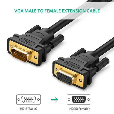Cáp VGA nối dài 3M male-female Ugreen 11615