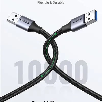 Cáp USB 3.0 dài 2m vỏ nhôm Ugreen 80791