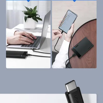 Cáp chuyển Type C sang Micro B dài 0.5m Ugreen 90996