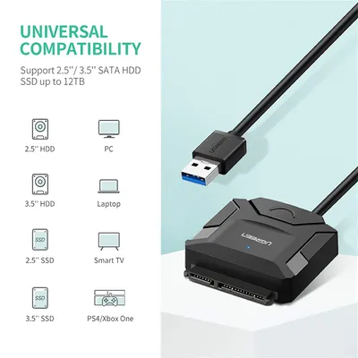 Bộ chuyển USB 3.0 sang sata Ugreen 20611