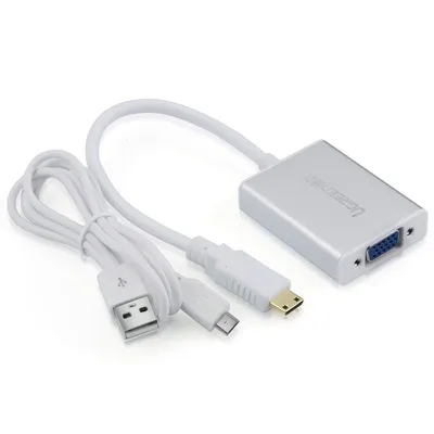 Cáp chuyển Mini Hdmi to VGA Ugreen 40217