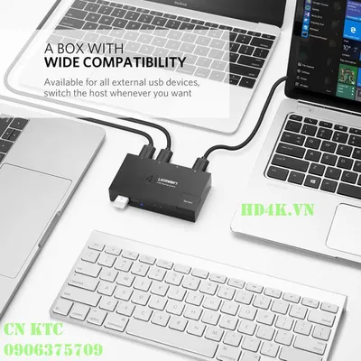 Bộ Chia USB 2.0 Cho 4 Máy Tính Ugreen 30346