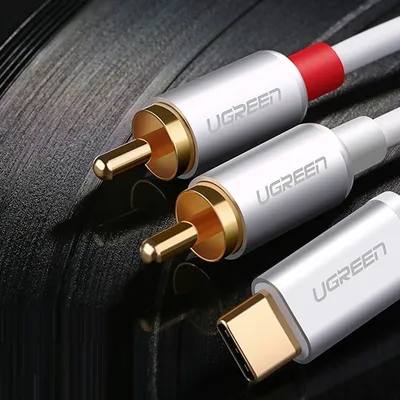 Cáp chuyển USB Type C to RCA dài 2M Ugreen 30736