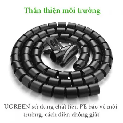 Dây dạng ống xoắn PE bảo vệ cáp dài 5m Ugreen 30820