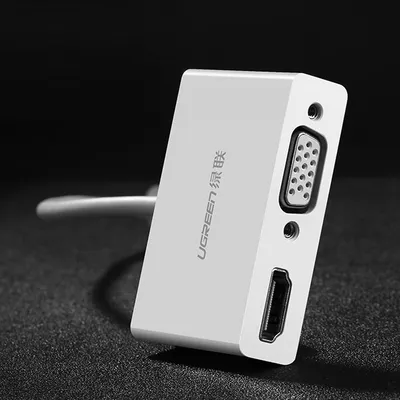 Cáp chuyển USB Type C To HDMI/VGA Ugreen 30843