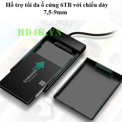 Hộp đựng ổ cứng 2.5 inch USB 3.0 Ugreen 30847