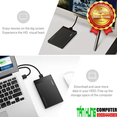 Hộp đựng ổ cứng 2.5 inch USB 3.0 Ugreen 30848