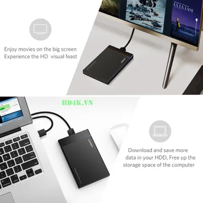Hộp đựng ổ cứng 2.5 inch USB 3.0 Ugreen 30848