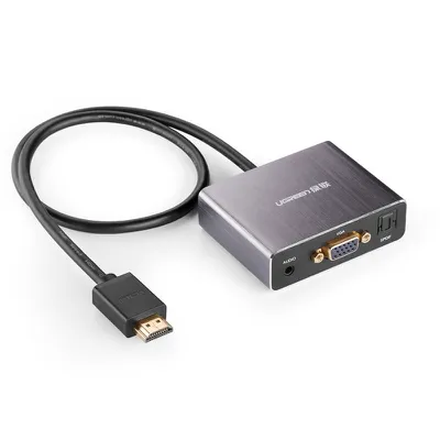 Cáp chuyển HDMI to VGA + SPDIF 5.1 Ugreen 40282