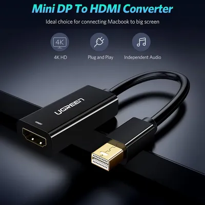 Cáp chuyển Mini DisplayPort to HDMI 4K Ugreen 40360