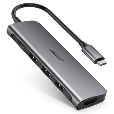 Bộ chuyển USB Type C to HDMI + Hub USB 3.0 Ugreen 50209