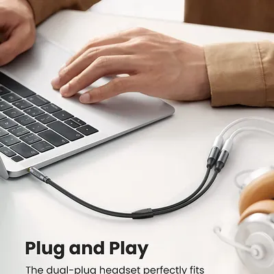 Cáp âm thanh chia mic và audio Ugreen 50254