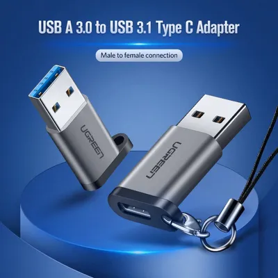 Đầu chuyển USB 3.0 to Type C (âm) Ugreen 50533