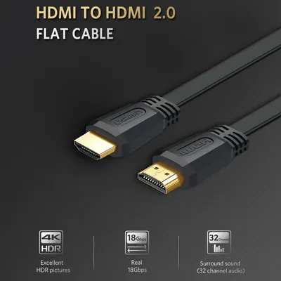 Cáp HDMI dài 5m dẹt hỗ trợ 4K Ugreen 50821