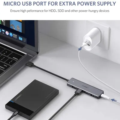 Bộ chia USB 3.0 4 cổng Ugreen 50985