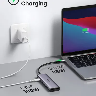 Thiết bị mở rộng Type C Sang HDMI + USB 3.0*2 + SD/TF + PD Ugreen 60384