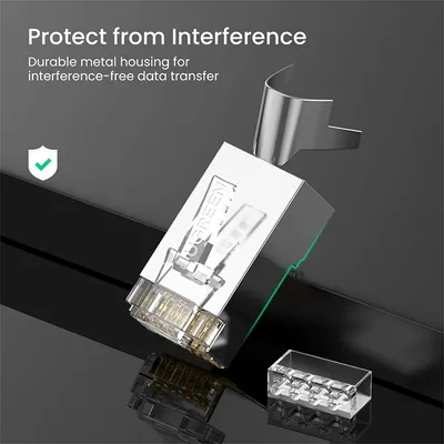 Đầu bấm mạng  CAT6A / CAT7 Ugreen 70316