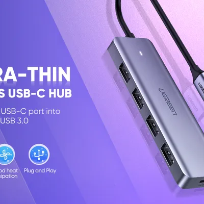 Bộ chia USB Type C 4 cổng USB 3.0 Ugreen 70336