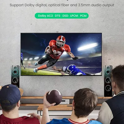 Bộ Gộp HDMI 2 vào 4 ra chuẩn 2.0 4K@60Hz Ugreen 70690