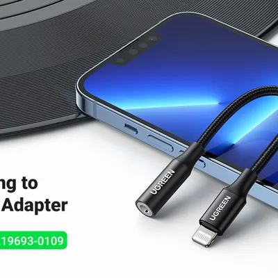 Cáp chuyển Lightning sang Audio 3.5mm Ugreen 70860