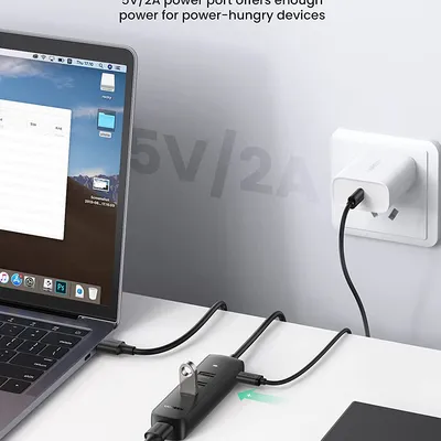 Bộ chia USB 3.0 4 cổng dài 1M Ugreen 80657