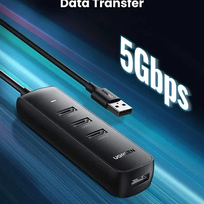 Bộ chia USB 3.0 4 cổng dài 1M Ugreen 80657