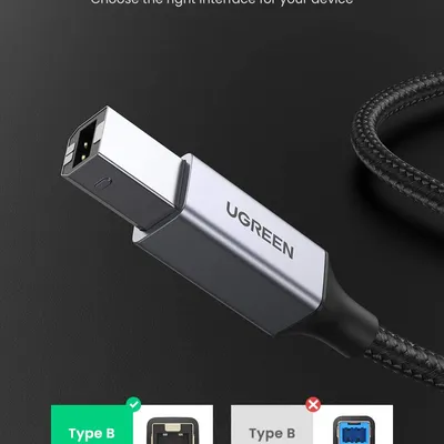 Cáp máy in USB 2.0 dài 3M cao cấp Ugreen 80804