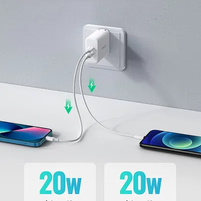 Bộ sạc 2 cổng Type C 40W Ugreen 10342