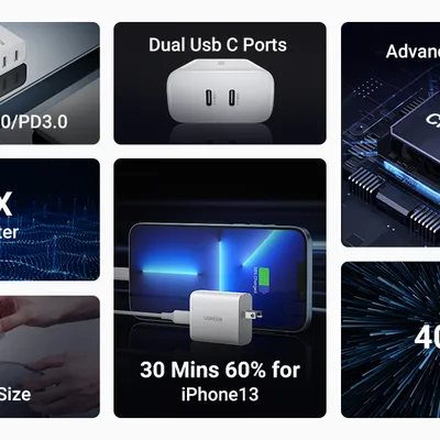 Bộ sạc 2 cổng Type C 40W Ugreen 10342