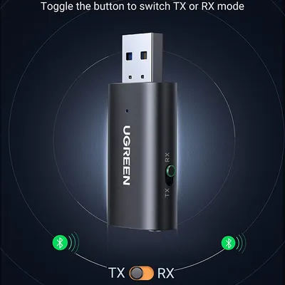 Bộ thu phát Bluetooth 5.1 2 trong 1 Bộ điều hợp Bluetooth không dây Ugreen 60300