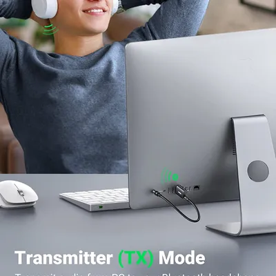 Bộ thu phát Bluetooth 5.1 2 trong 1 Bộ điều hợp Bluetooth không dây Ugreen 60300
