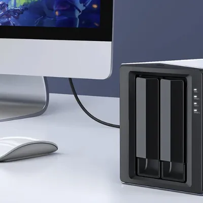 Box 2-Bay 3.5'' Raid Hard Drive Enclosure Ugreen 60641