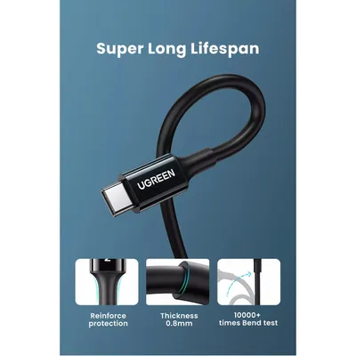 Cáp sạc Type-C USB 2.0 5A 100W Ugreen 80372
