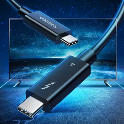 Cáp Thunderbolt 4 dài 2m hỗ trợ 8k + PD100w + truyền data 40Gbps Ugreen 60621