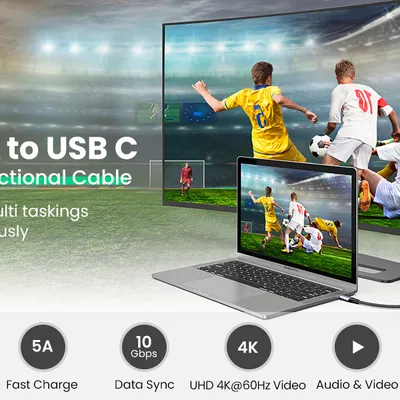 Cáp USB Type-C 3.1 GEN2 dài 1M tốc độ 10Gbps hỗ trợ 4K@60Hz PD 100W Ugreen 80150