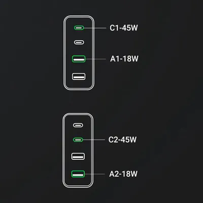 Củ sạc Nexode GaN 65W Desktop Charger Ugreen 90747